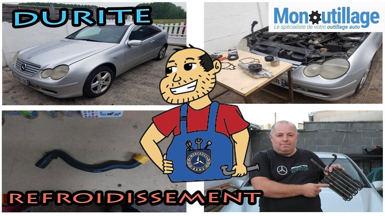 Remplacer une durite de refroidissement Ep # 6 🔧 Projet Mercedes C 220 coupé 🔧