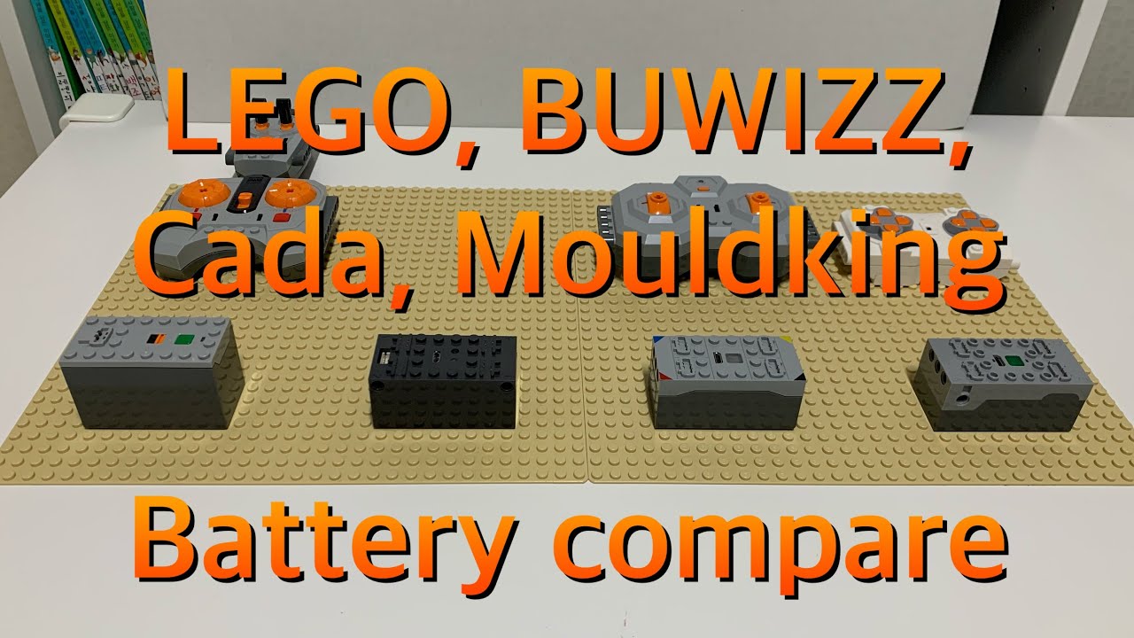 LEGO,  BUWIZZ, Cada, Mouldking 배터리 비교하기