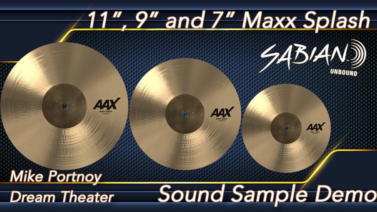 Mike Portnoy MAXX Splashes by Sabian! #sabian #spazapproved