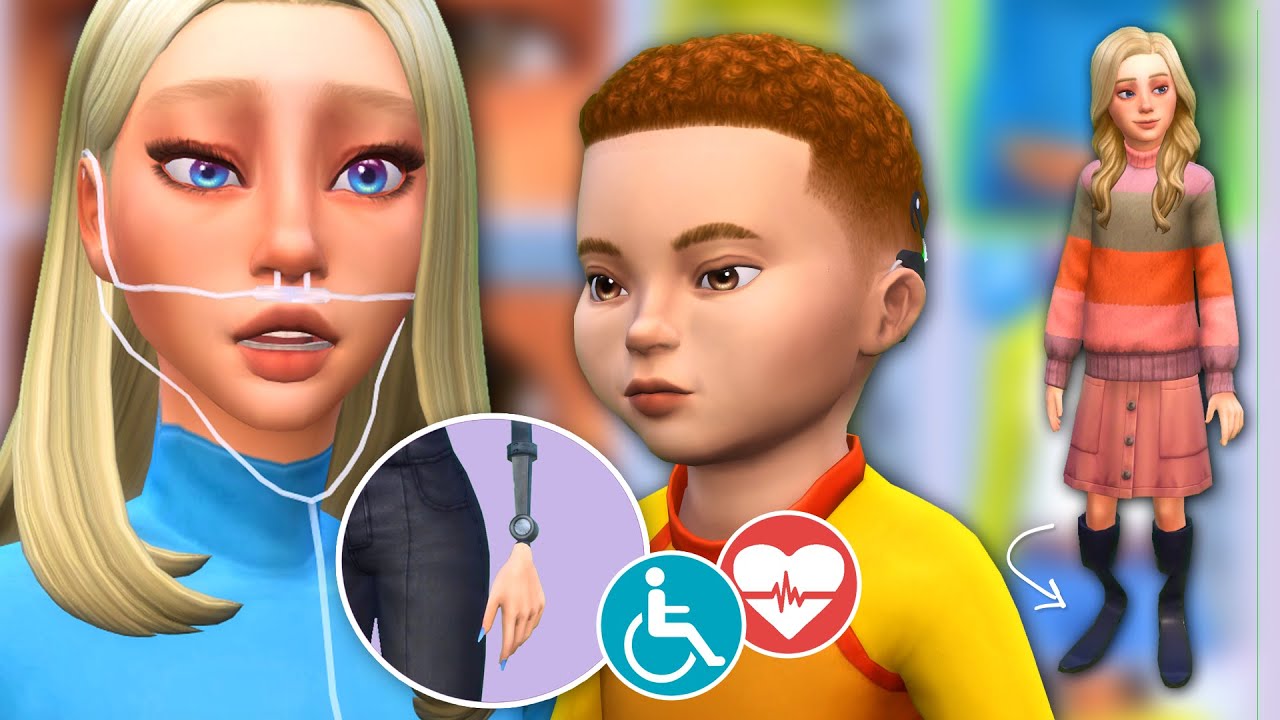 CC FINDS spécial handicap & maladies ♿🩸 | Sims 4