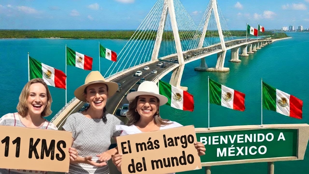 Queda INAUGURADO el Puente Nichupté El Más Largo del Mundo en México