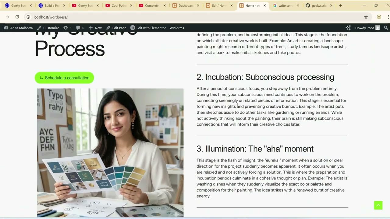 Как создать полный учебник по WordPress с использованием Astra и Elementor для начинающих [2026] ...