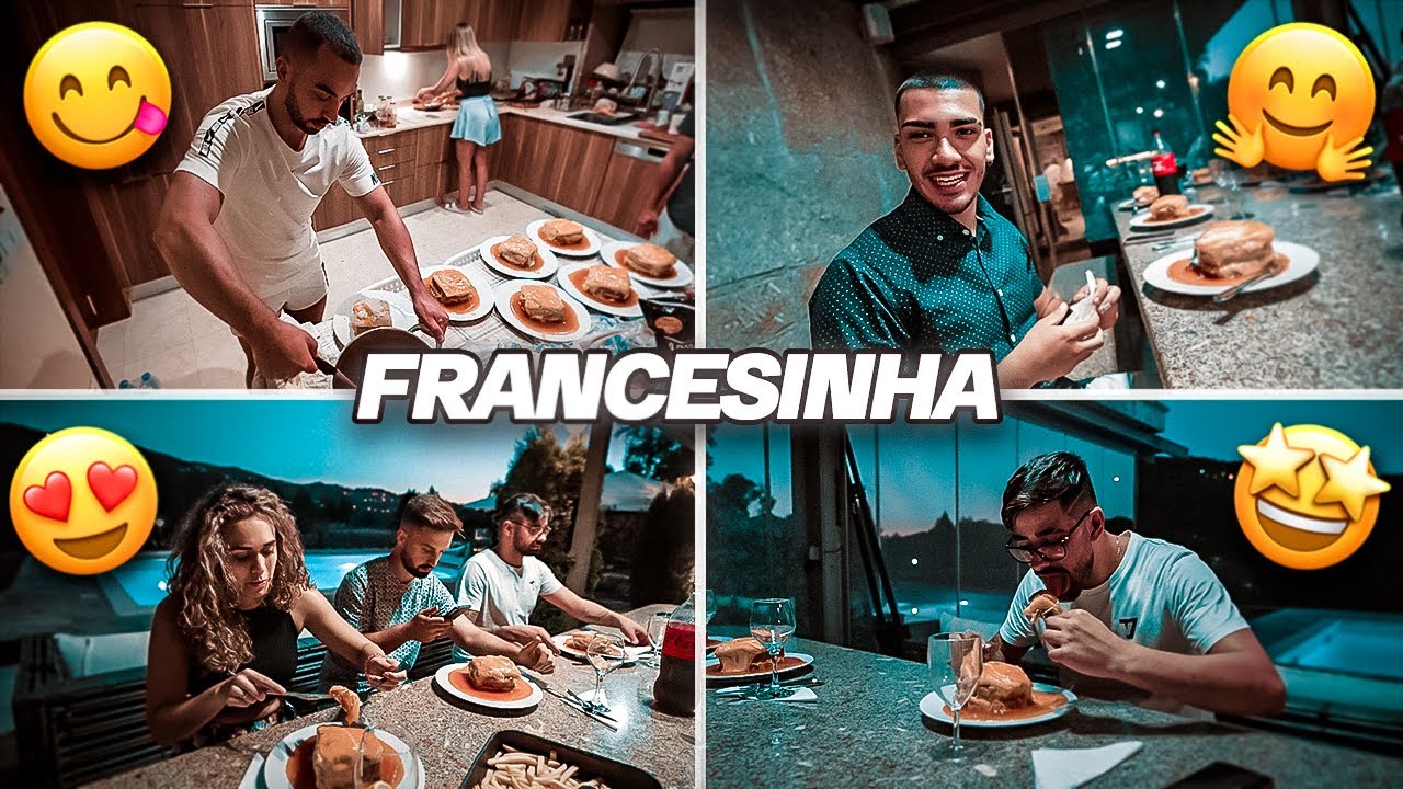 FIZ FRANCESINHA ESPECIAL PARA O PESSOAL DA CASA !