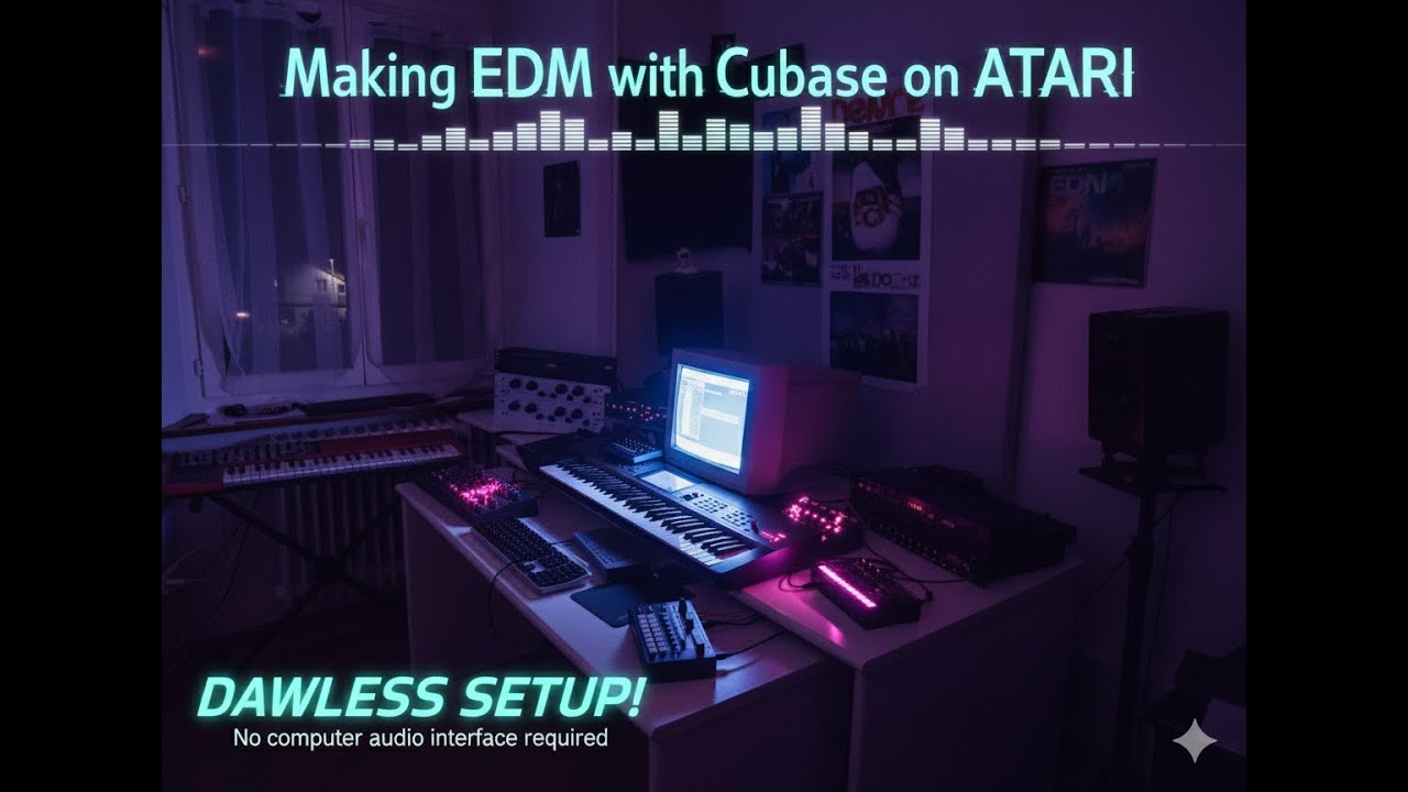 Making DAWless EDM on Cubase ATARI !