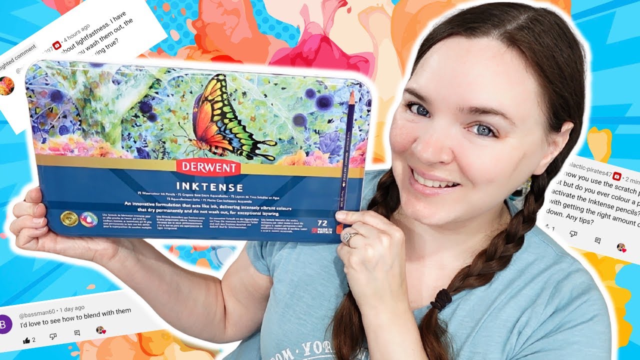 Answers to your Derwent Inktense Struggles!