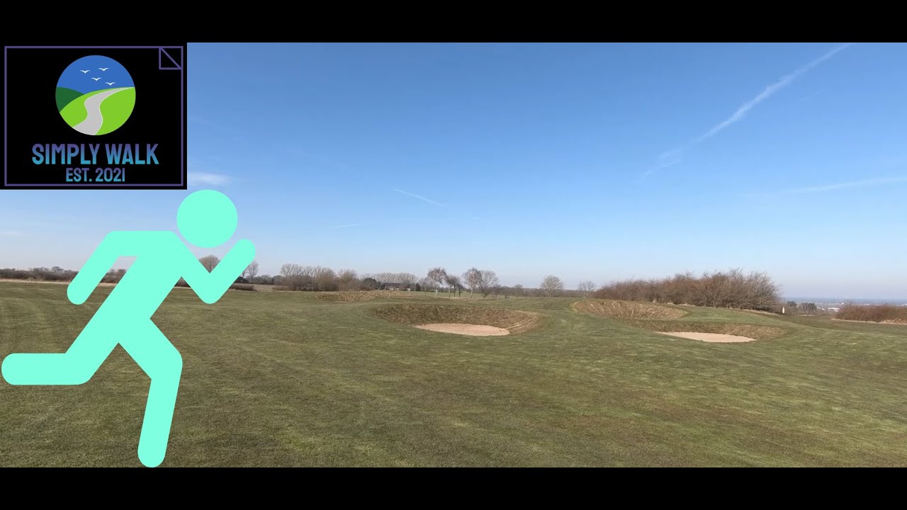 Golfplatz in der Winterruhe Haxterhöhe Links Paderborn/ Walking Golfcourse  Paderborn (Winter)