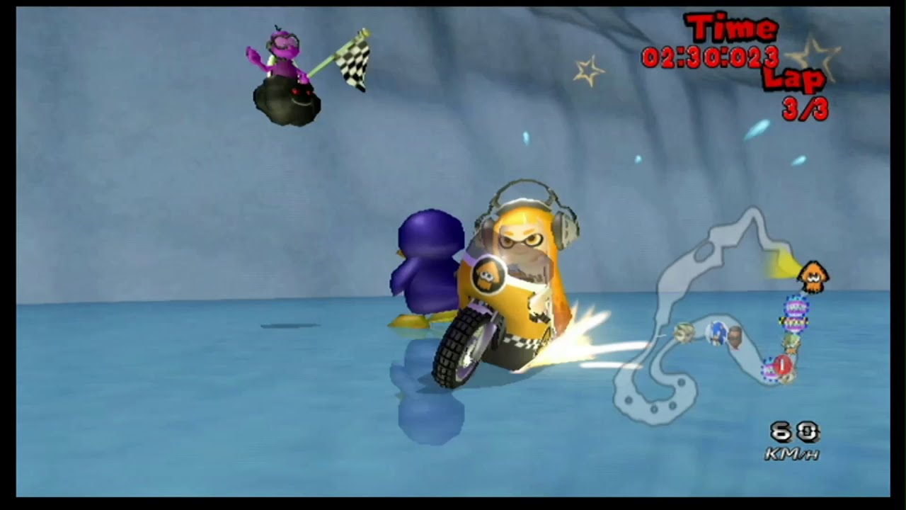 Mario Kart Wii Wiimmfi Races # 11 Inkling Girl Gameplay