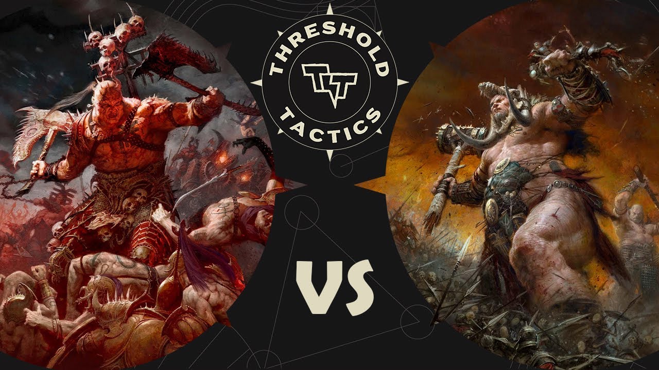 Blades of Khorne vs Sons of Behemat: Age of Sigmar 4 Battle Report