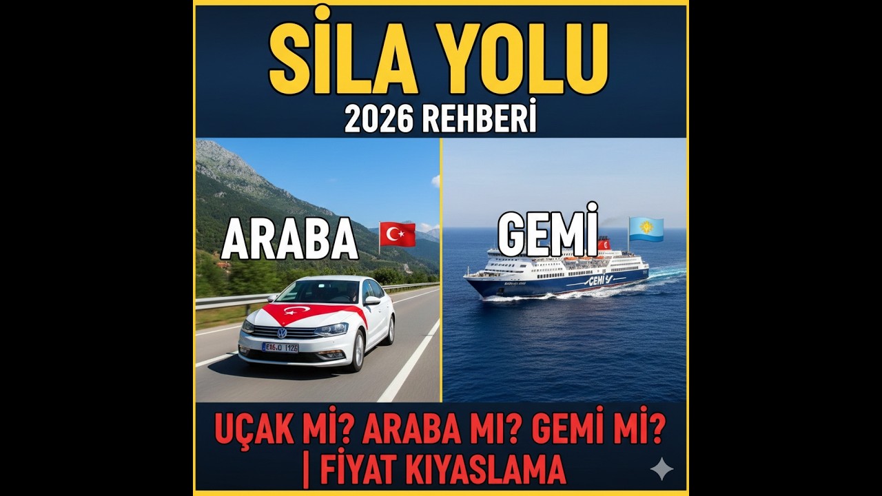 Uçak Bileti mi? Kendi Araban mı? | Sıla Yolu Gemiyle Gitmek Mantıklı mı? 🚢