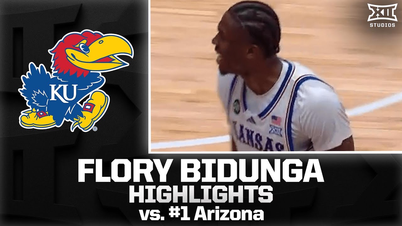 Flory Bidunga Highlights vs. #1 Arizona | 2025-26 Big 12 Basketball