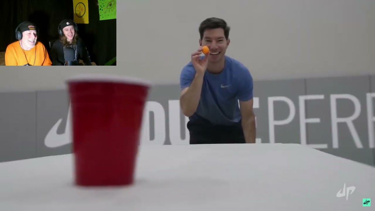 MY DAD DOESN'T KNOW DUDEPERFECT (REACTIONS 1 Unpredictable Trick shots 2 Dude Perfect)