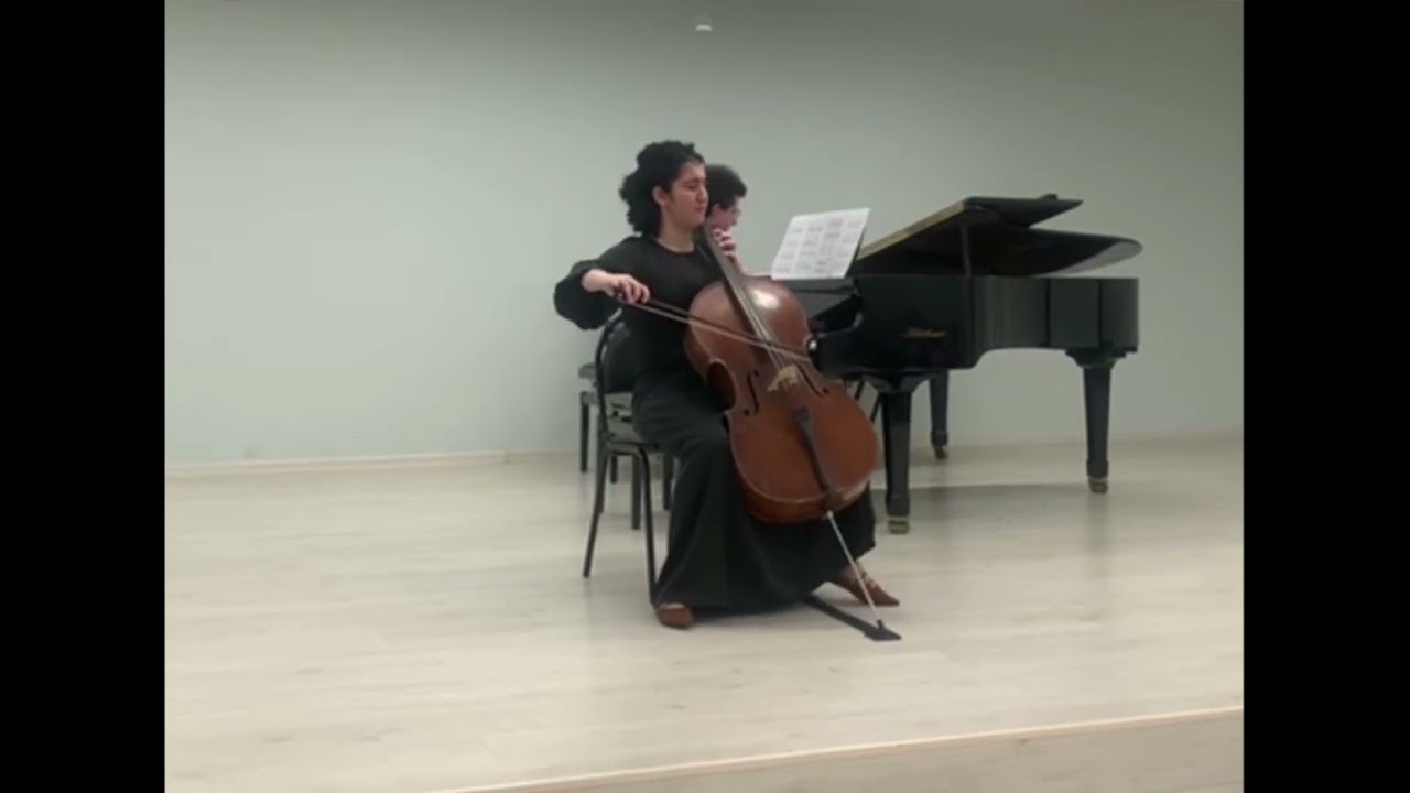Fauré - Elegy op. 24 / Rachel Shamuilova (cello), Daniil Bogdanov (piano)