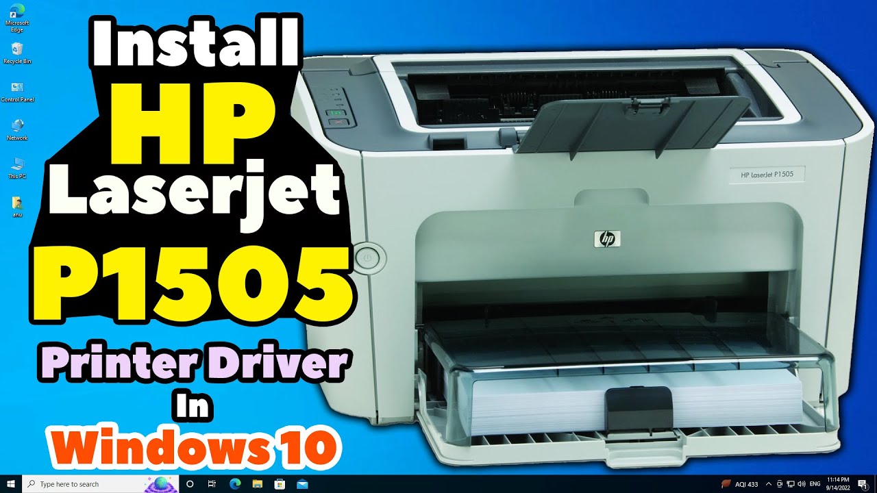 How to Download & Install HP Laserjet P1505 Printer Driver in Windows 10 PC or Laptop
