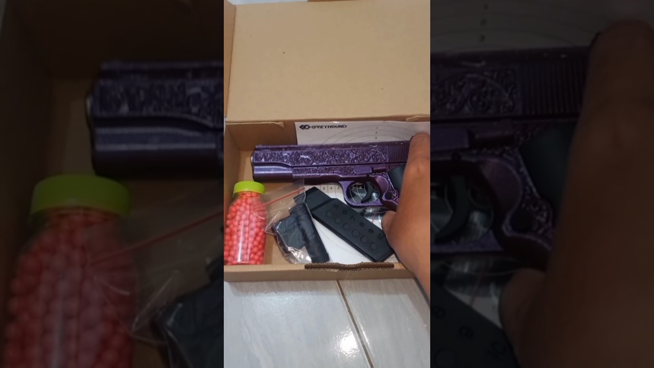 LATE POST KIRIMAN BLACK MAMBA P355 PURPLE EDITION MISTER JAKARTA SUPORT BB METAL BAJA SILVER 6MM‼️