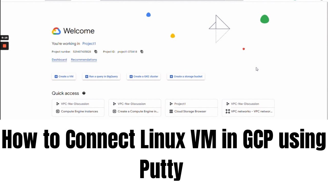 Connecting GCP Linux VM or Instance using Putty/GCP for Beginners