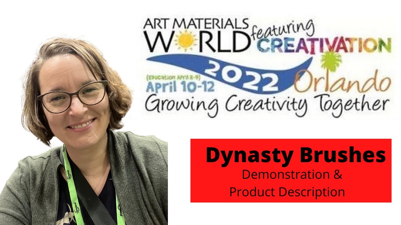 Dynasty Brushes Demonstration and Product Description from Creativation 2022