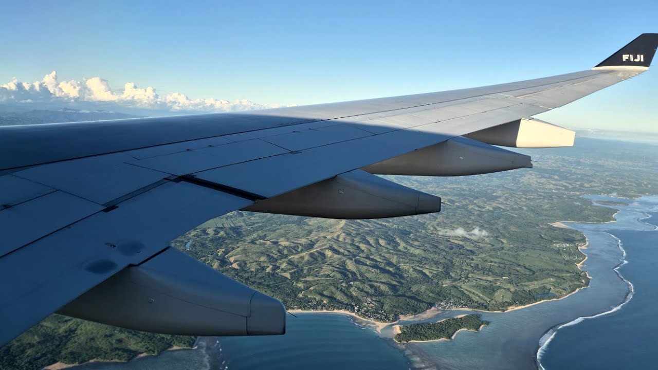 Landing & Taxi at Nadi Int'l Airport | a330-200