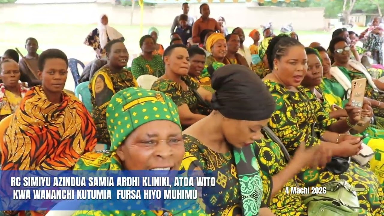 RC MACHA AZINDUA SAMIA ARDHI KLINIKI,ATOA WITO KWA WANANCHI KUTUMIA FURSA HIYO MUHIMU