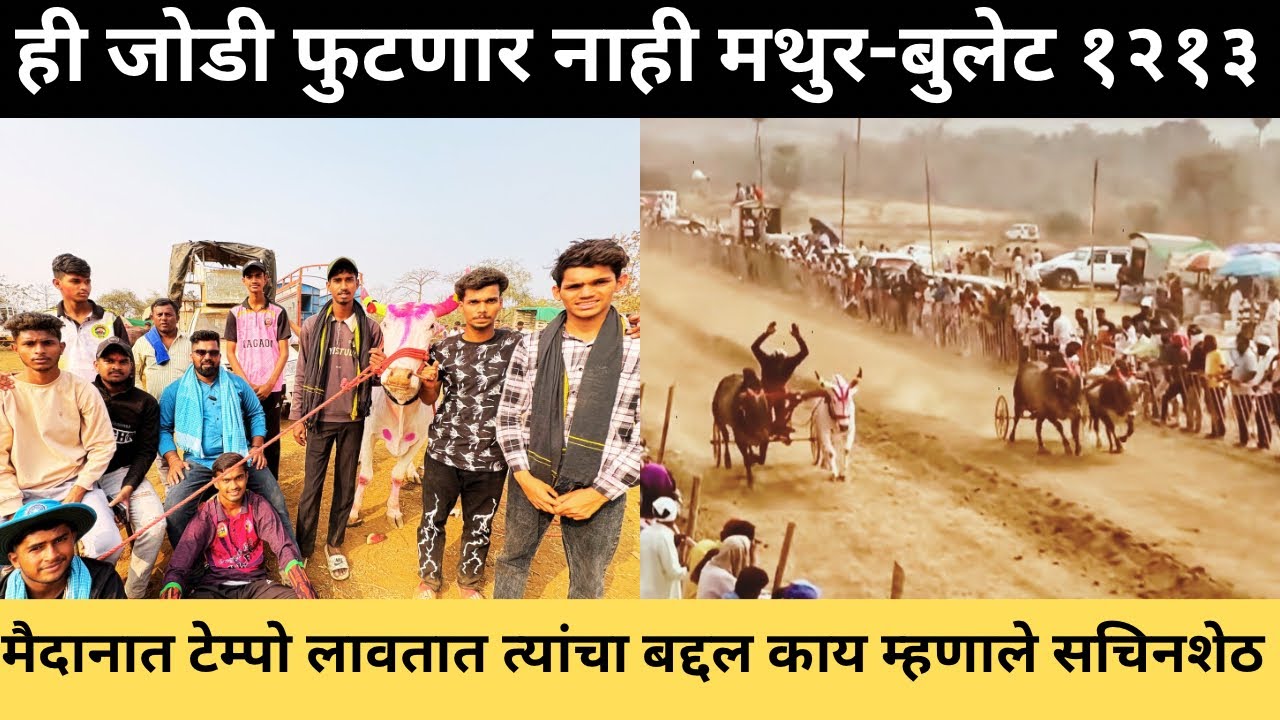 मथुर-बुलेट १२१३ ही जोडी जुळून पळते फुटणार नाही सचिन पाटील नागाव यांची टेम्पो लावतात त्यांना सल्ला🙏