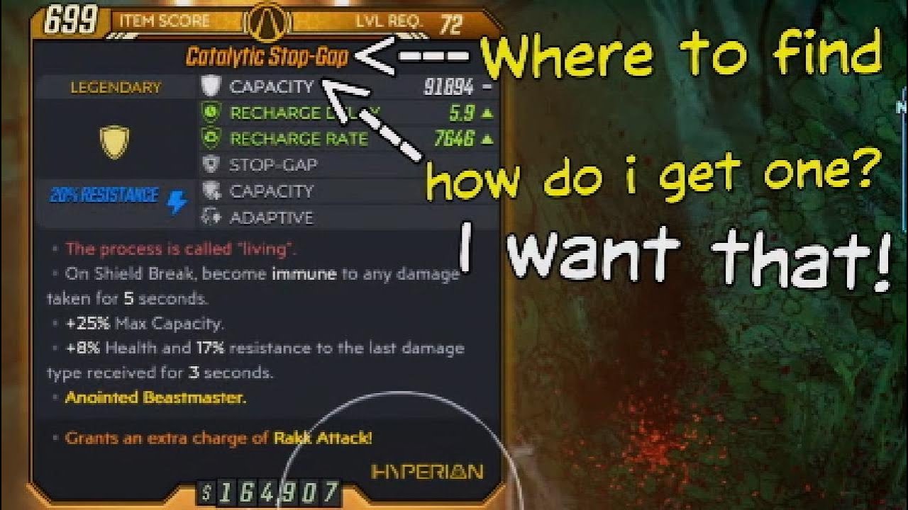 Borderlands 3 How to farm Stop-Gap shield