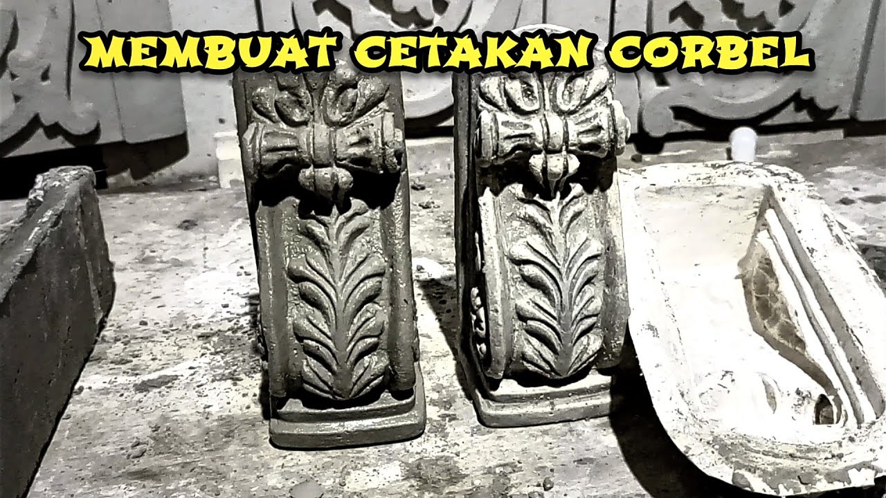 Cara Membuat Cetakan Corbel Dari Silicone Tabung / Sealant @mjgchannel9091