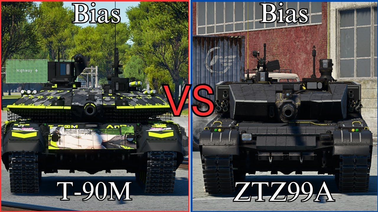 war thunder Comparison ZTZ99A or T-90M