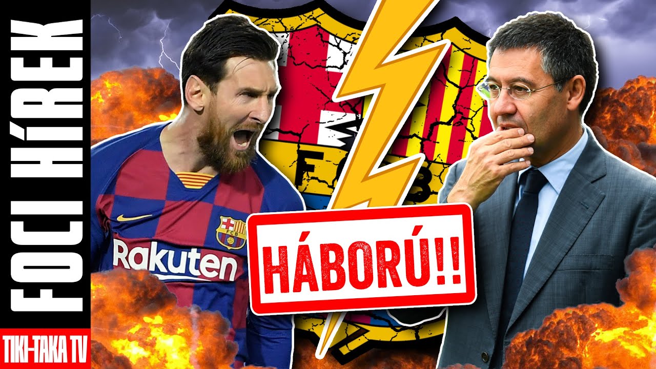 Messi vs Barcelona: Ennek cs&uacute;nya v&eacute;ge lehet! ► Foci H&iacute;rek