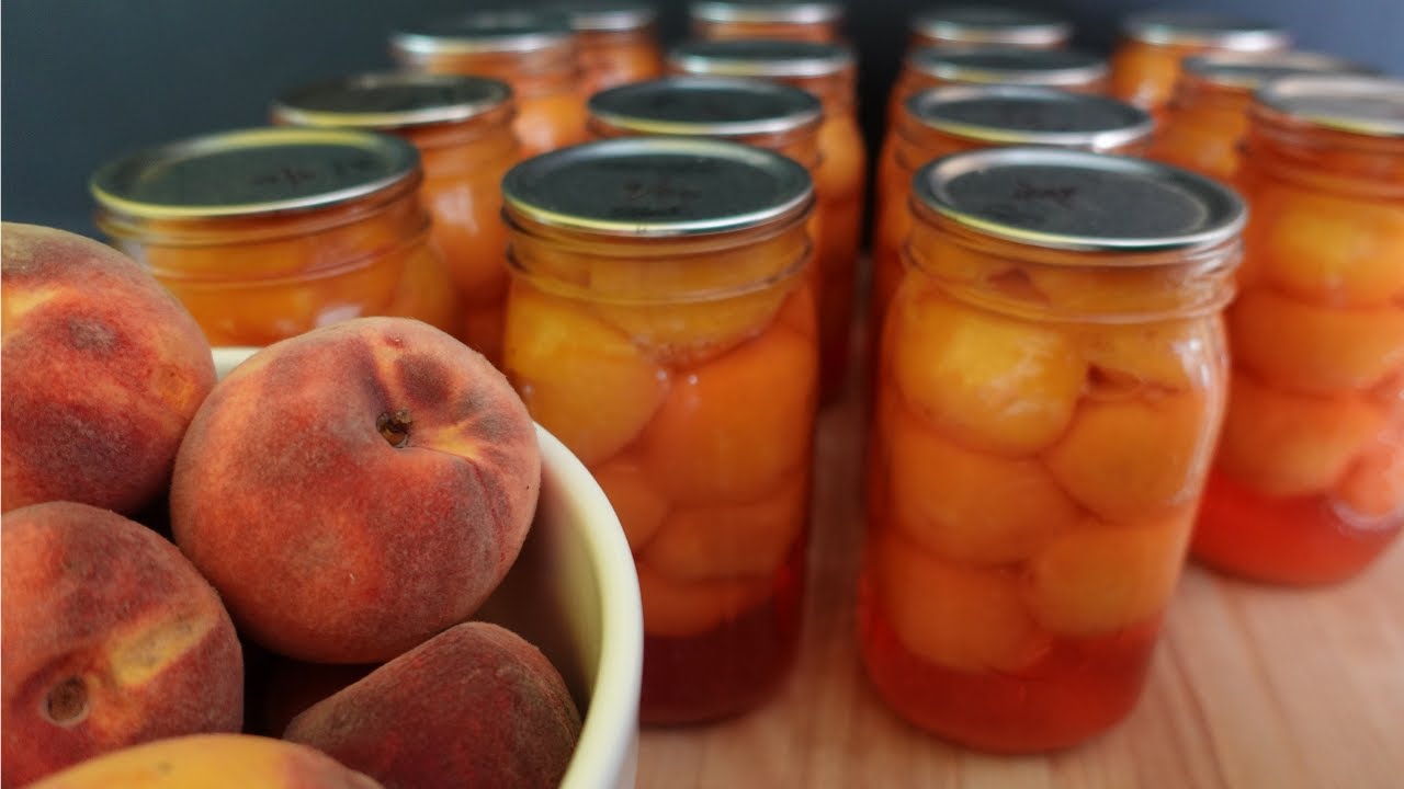Canning Peaches - Water Bath Canning