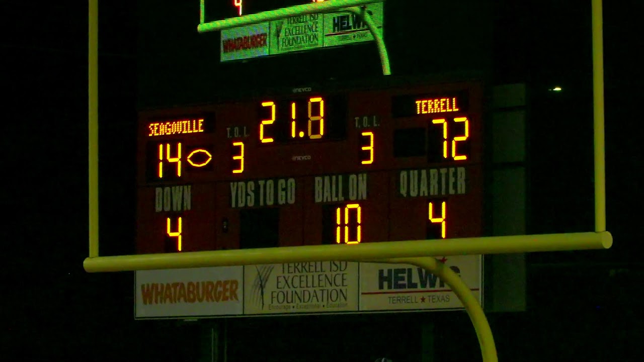 Terrell Tigers Vs. Seagoville Dragons Playoff