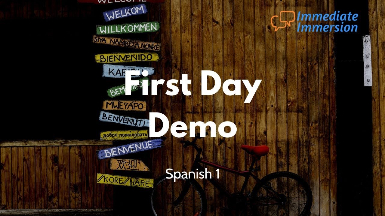 First Day of Spanish 1
