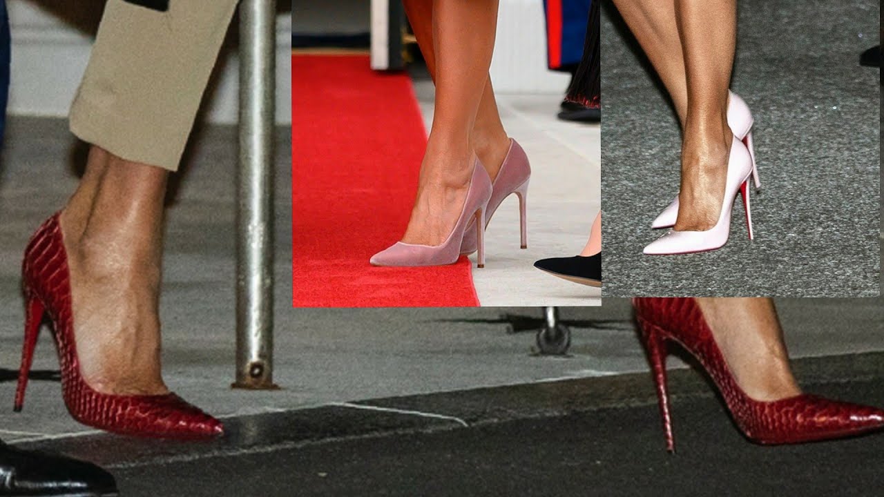 Melania Trump Style Diary - Stilettos heels Snakeskin Pumps