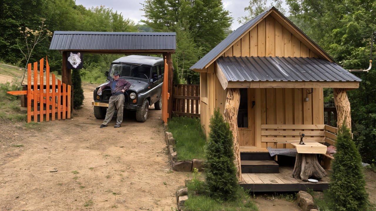 Construction in the middle of the Forest. Your own mini village
