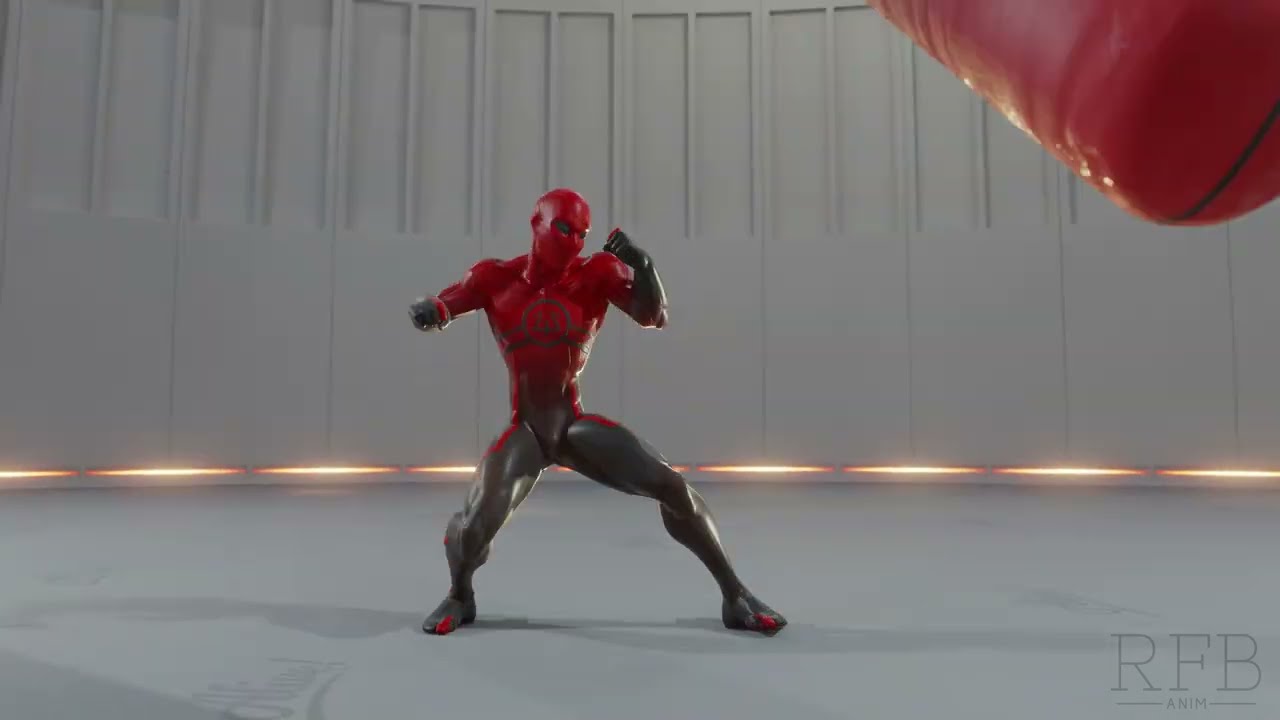 Trident Character - Boxing Animation