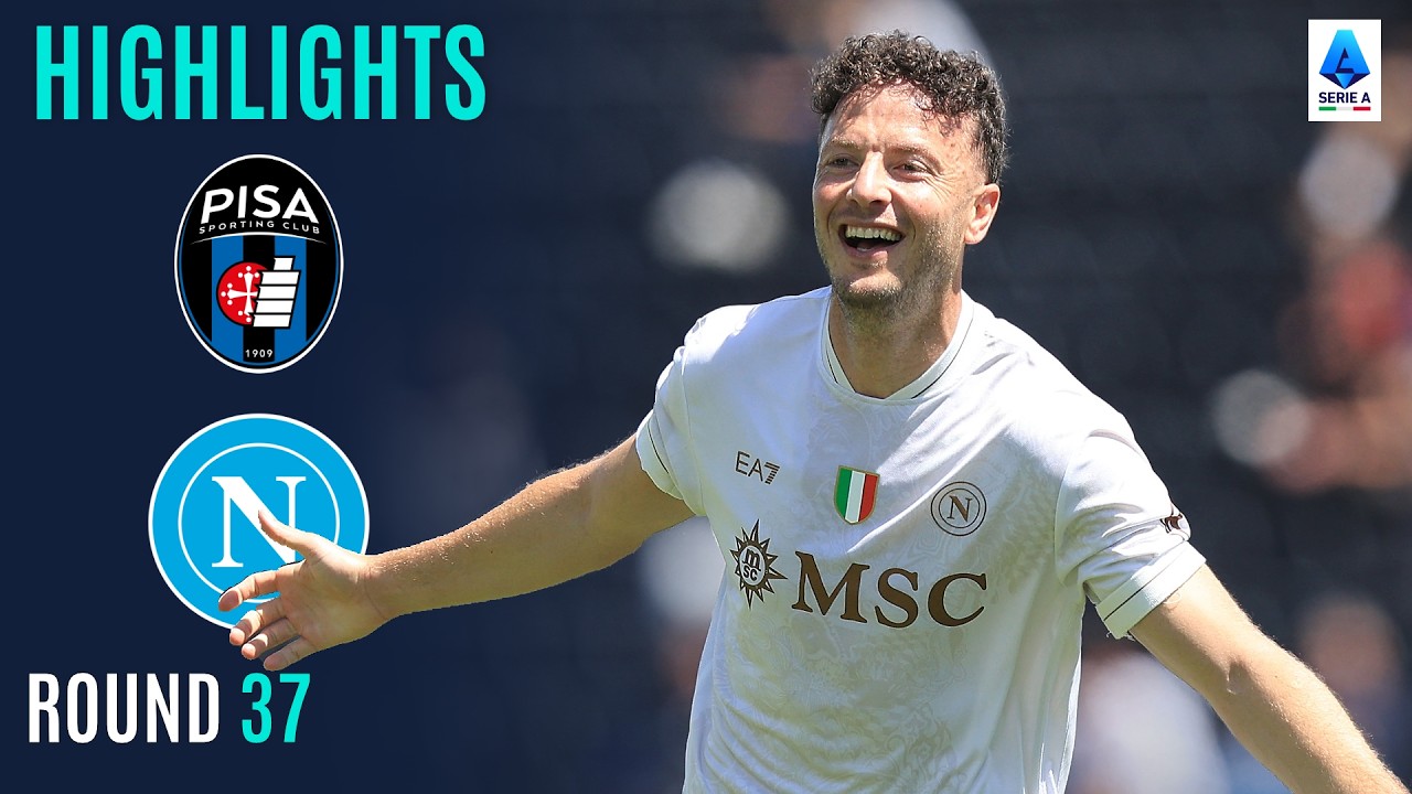 Napoli Secure Champions League Spot | PISA-NAPOLI | HIGHLIGHTS | Serie A 2025/26