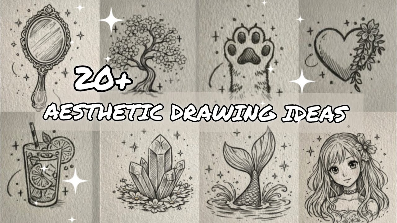 🔗 20+ easy aesthetic drawing ideas 🔗🌿 #drawing #doddles #aestheticdrawing #fpyシ #sketch #aesthetic 