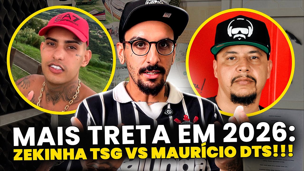 MAIS TRET4S NO RAP EM 2026: ZEKINHA TSG VS MAURÍCIO DTS (COBROU O KASKÃO E DEU RUIM)