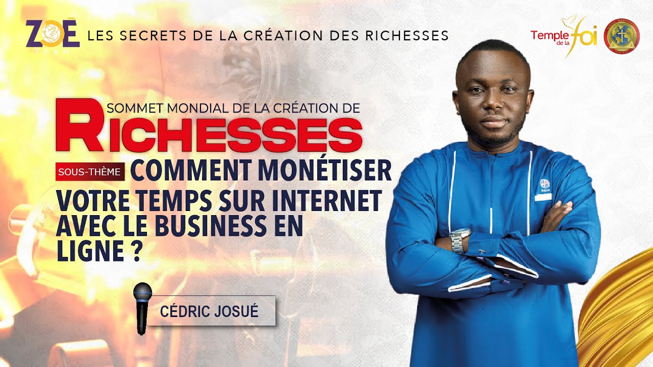 ⭕COMMENT MONÉTISER VOTRE TEMPS SUR INTERNET AVEC LE BUSINESS EN LIGNE ? - ✨Cédric Josué✨