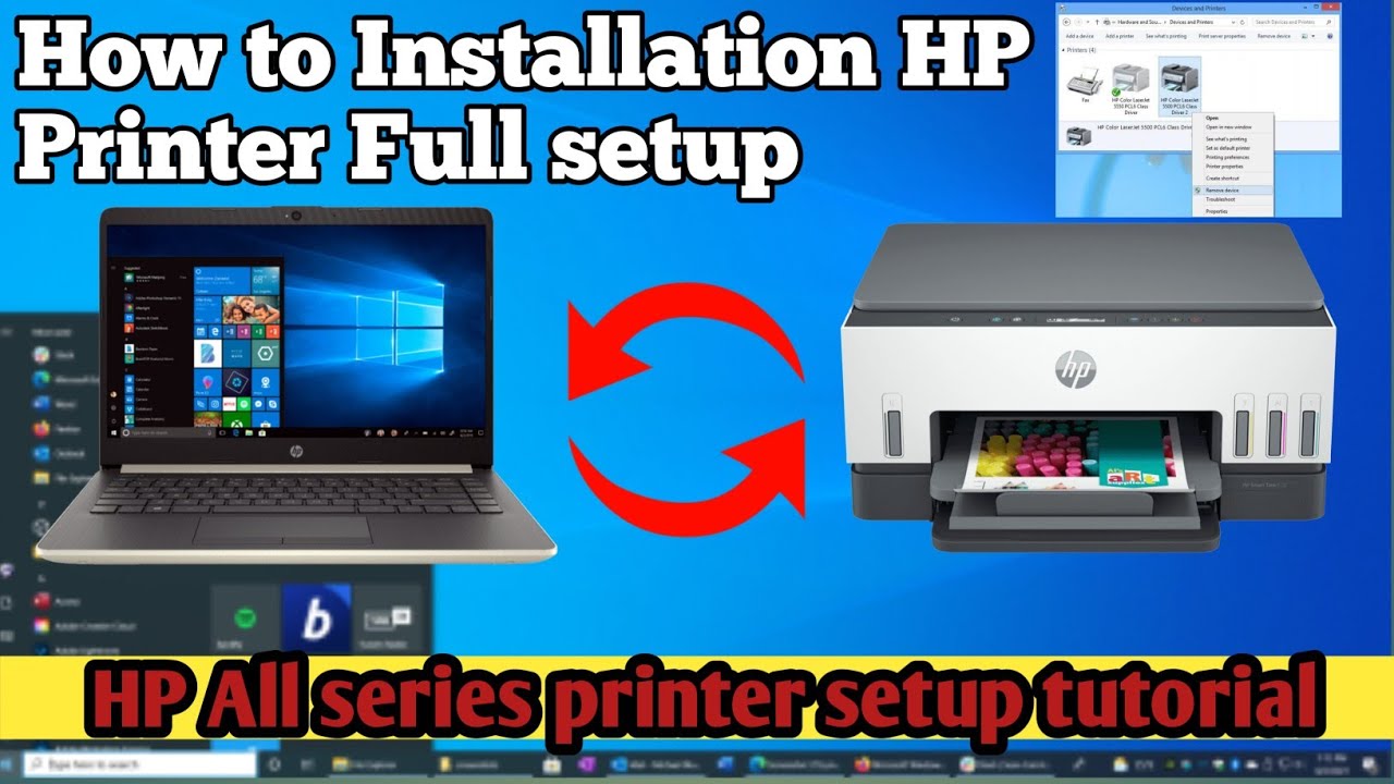 How to install All HP printer Full Video ?
