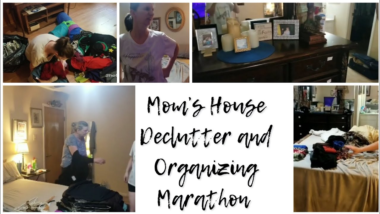 Closet & Dresser Declutter Marathon at My Mom’s House | Organizing & Reset Motivation