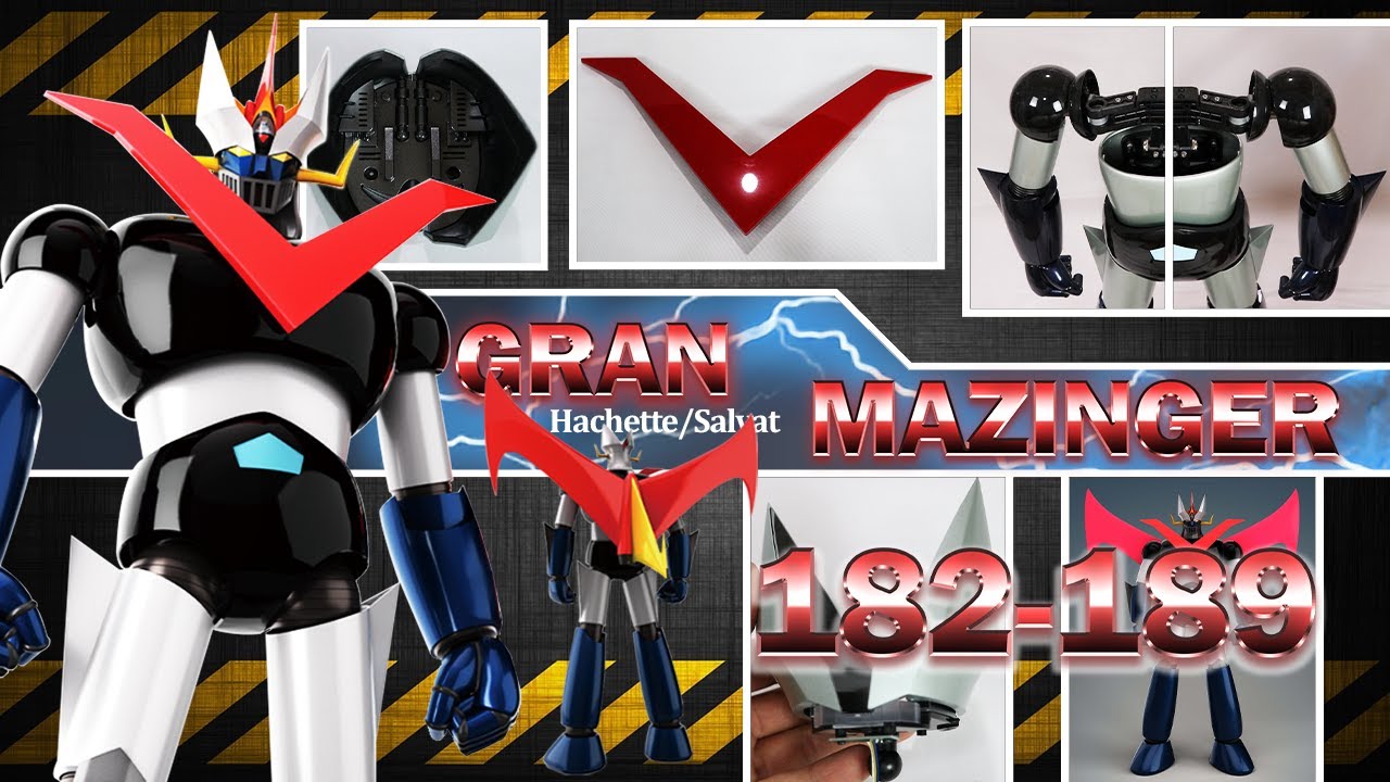 🤖GRAN MAZINGER de 90cm 🦾HACHETTE/SALVAT PARTES 182 al 189 Unboxing y Armado en Español OTAKU STYLE
