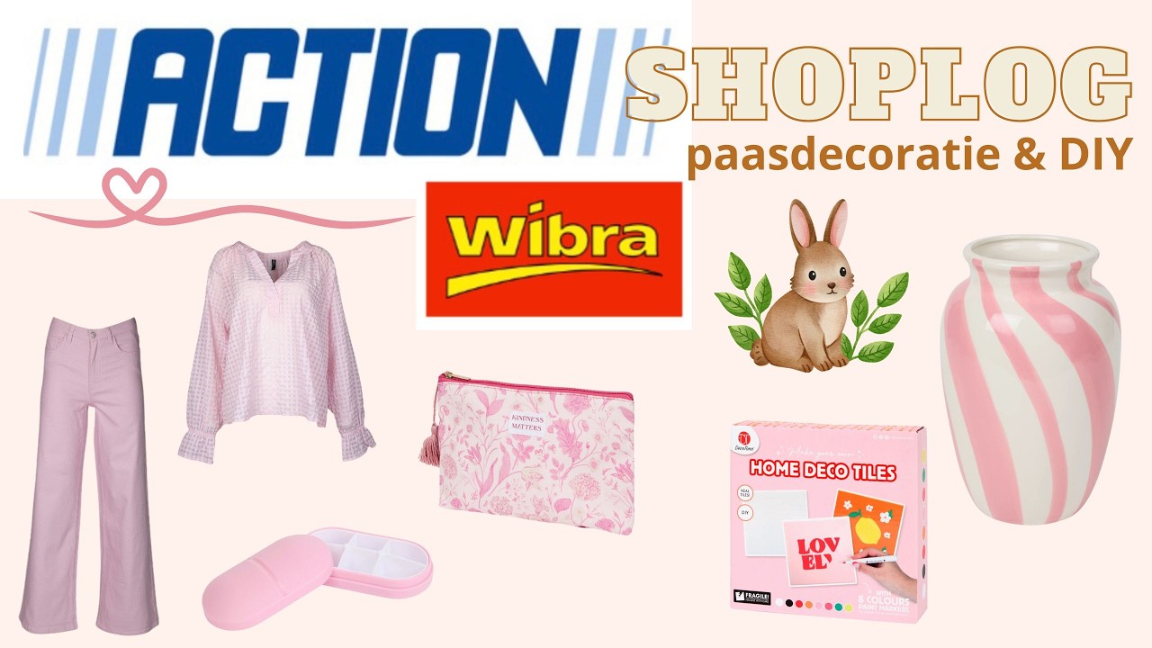 Mijn filmAction shoplog, Wibra, paasdecoratie & DIY
