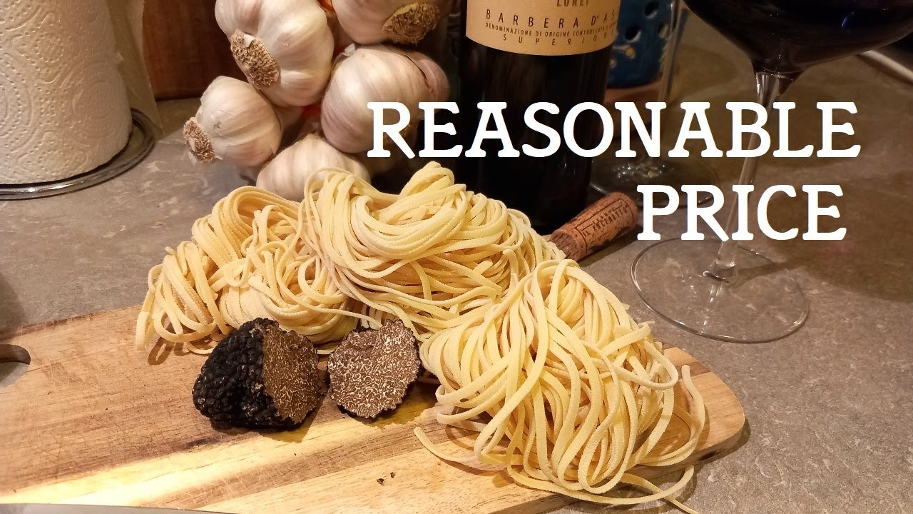CREAMY BLACK TRUFFLE PASTA RECIPE: 5 stars result in just 10 minutes of work.