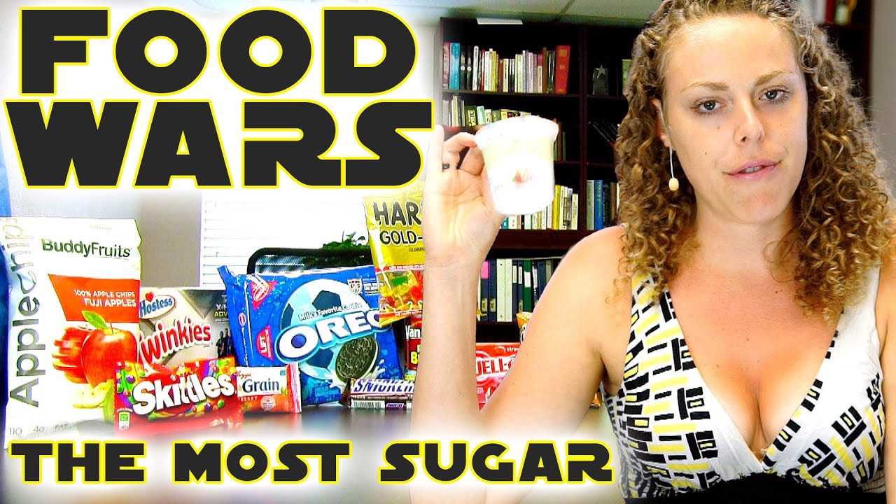 Worst Snack Foods, Unbelievable Sugar Amounts! Food Battle, Nutrition & Diet Information
