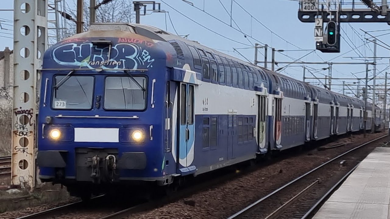(FHD) Les VB2N et leur BB27300 à Houilles Carrières sur Seine sur la ligne J