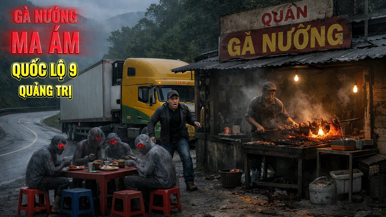 Quán Gà Nướng Ma Ám Quốc Lộ 9 Quảng Trị, Hồn Lính Hiện Hình: Truyện Ma Tài Xế Đường Dài