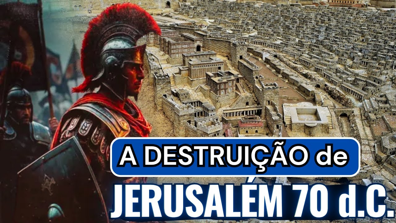 A GRANDE DESTRUIÇÃO da CIDADE SANTA: JERUSALÉM 70 d.C.!