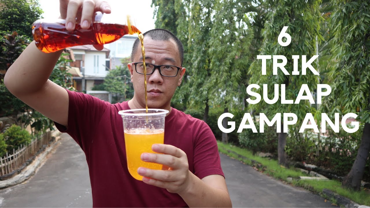 SULAP MERUBAH TEH JADI AIR JERUK  #TRIKSULAP