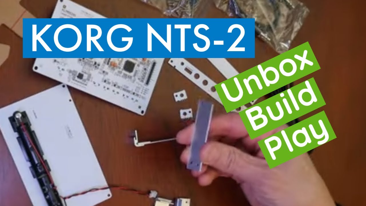 Korg NTS-2 Oscilloscope: quick unboxing, building and scoping a simple bass line beat