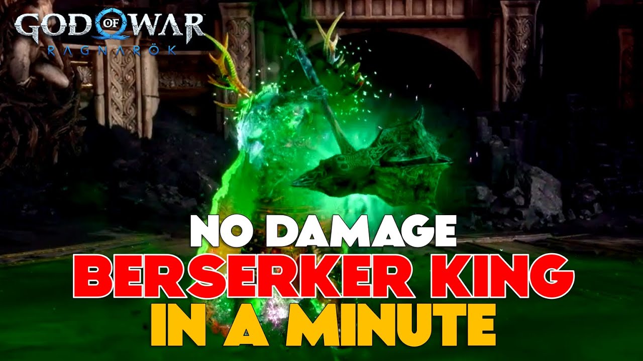 Deleting the Berserker King - God of War Ragnarok Valhalla