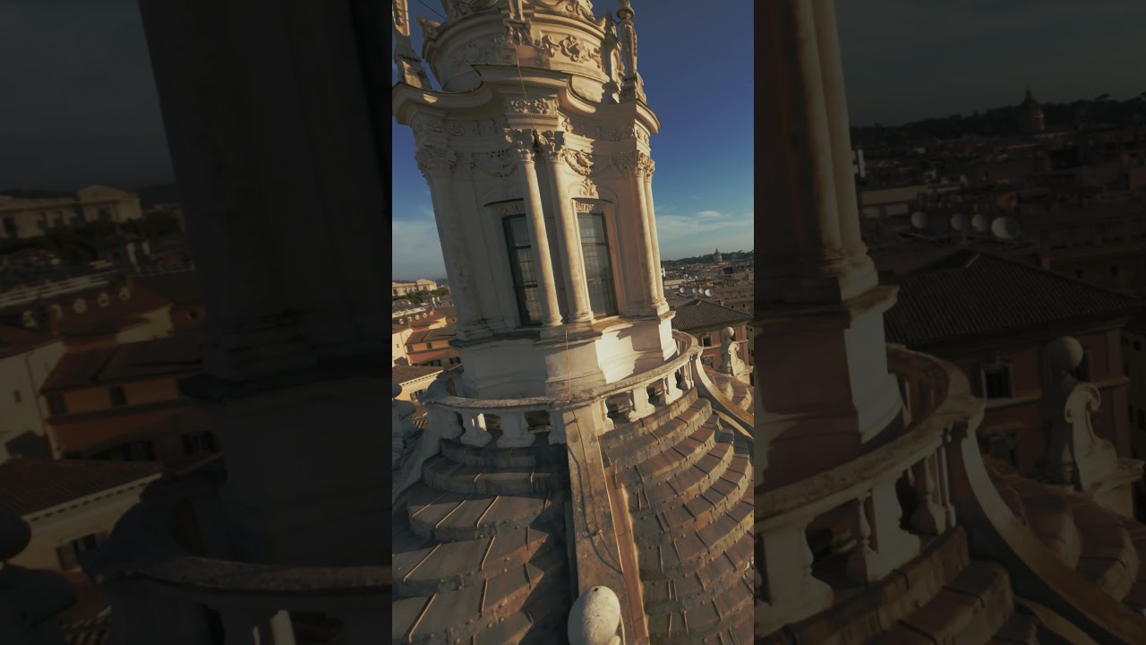 VISTA UNICA SUI TETTI DI ROMA - CENTRO STORICO // DRONE FPV CINEMATIC